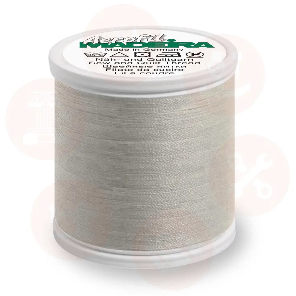 9812 Madeira Aerofil No.120 100m: Light Silver DOMESTIC THREAD