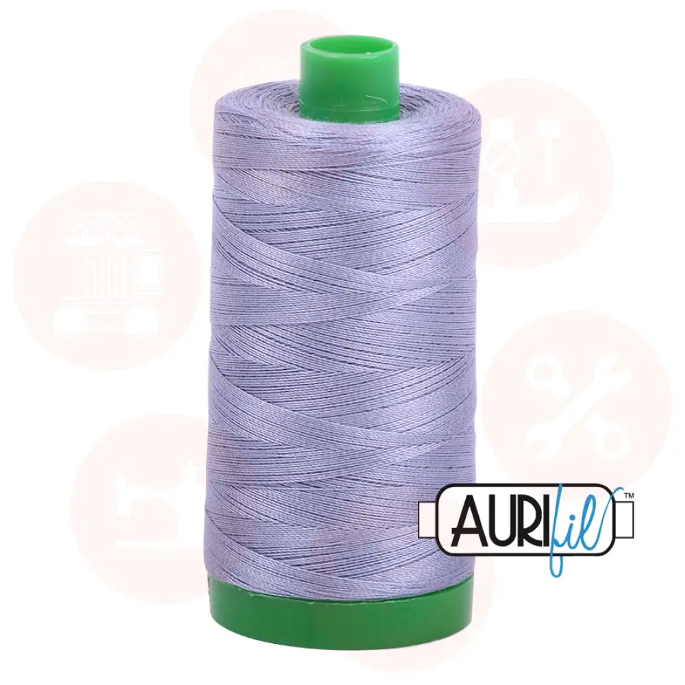 Aurifil 40Wt Cotton Mako Thread -Grey Violet Mk40Sp-2524 Domestic