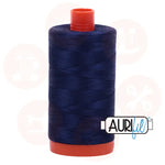 Aurifil 50Wt Cotton Mako Thread Midnight Mk50Sp-2745 Domestic