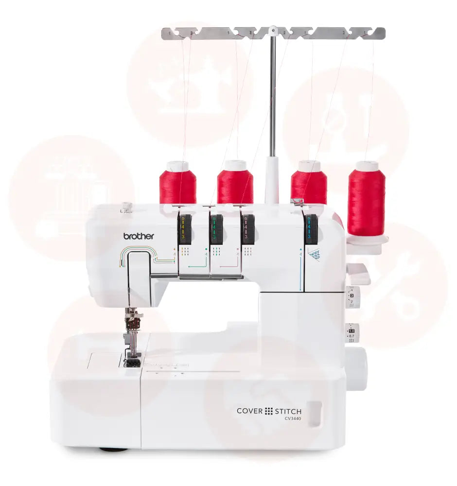 Brother Cv3440 Coverstitch Machine Domestic