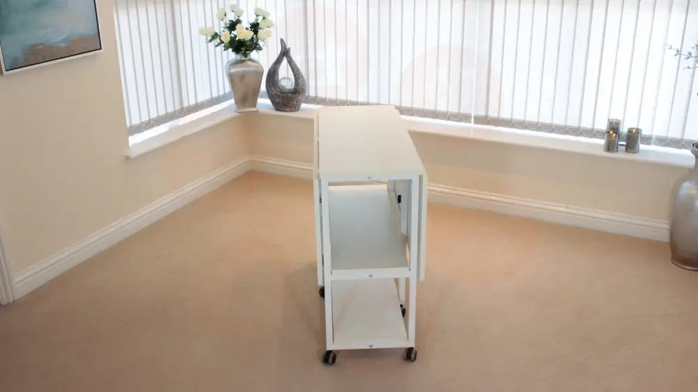 Compact Hi-Lo Adjustable Craft Table White UNITED KINGDOM
