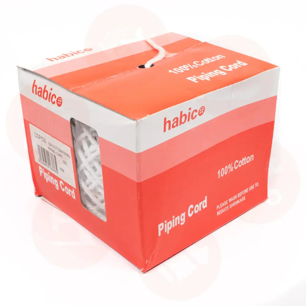 Cop050 Cotton Piping Cord 5Mm White Sold By The Meter Bias Binding