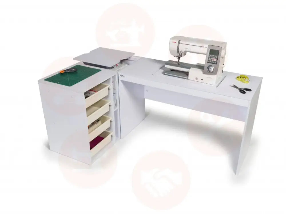 Elements Sewing Table (Model 201) White UNITED KINGDOM