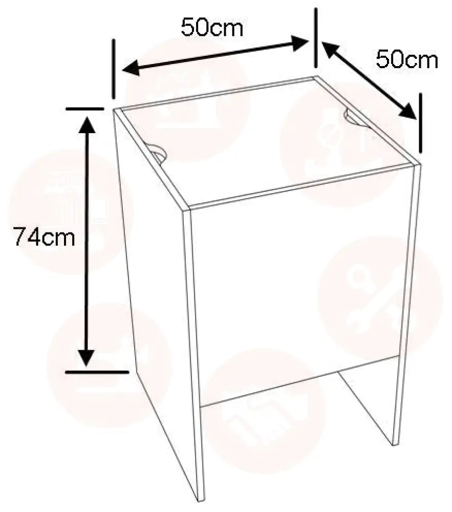 Elements Storage Chest White UNITED KINGDOM
