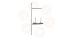 Fpl02 2 Spool Cotton Stand White With Base Industrial Parts