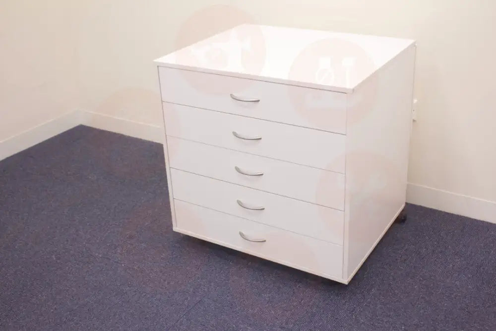 Horn 5-Drawer Unit – Modular Sewing Storage with Extendable Work Area White UNITED KINGDOM