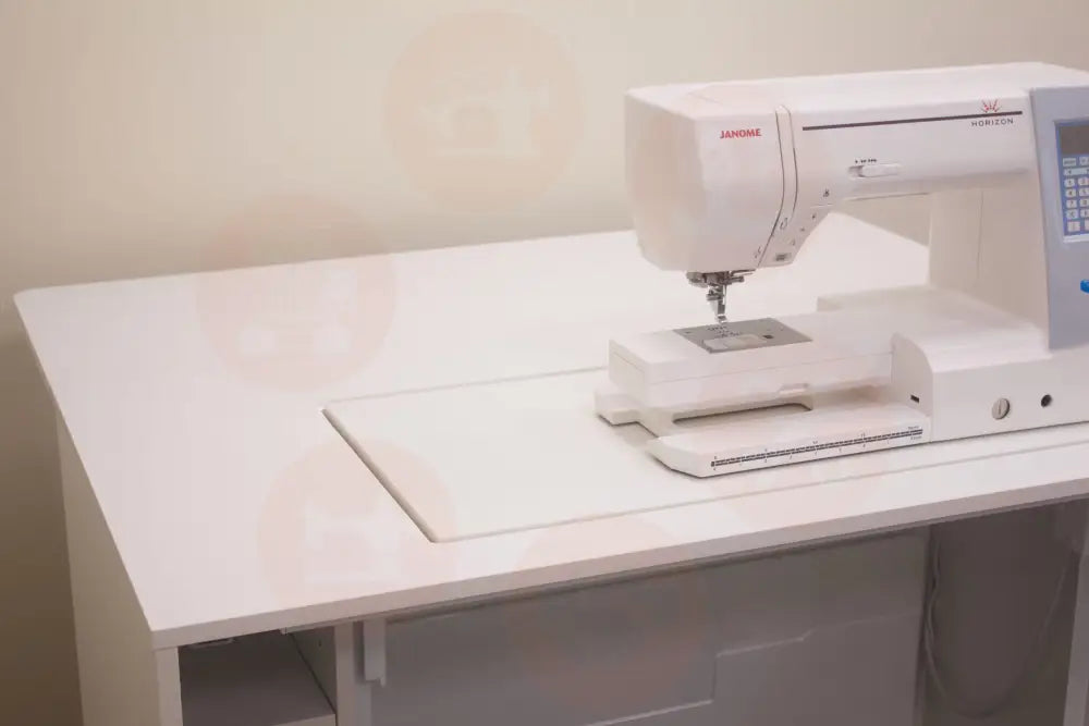 Horn 860 Modular Sewing Cabinet with Electric Lift & SuperMaxi Opening White