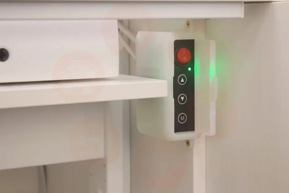 Horn 860 Modular Sewing Cabinet with Electric Lift & SuperMaxi Opening White