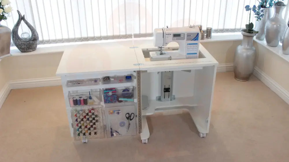 Horn CUB PLUS Sewing Cabinet with Standard Opening Air-Lift & Flush Inset Style (Type 1972) UNITED KINGDOM
