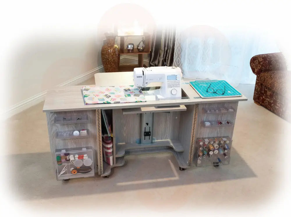 Horn GEMINI Sewing Cabinet with Long-Lifter Opening Air-Lift Mechanism & Door Storage Bins UNITED KINGDOM