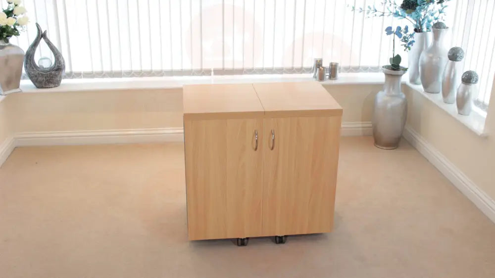 Horn GEMINI Sewing Cabinet with Long-Lifter Opening Air-Lift Mechanism & Door Storage Bins UNITED KINGDOM