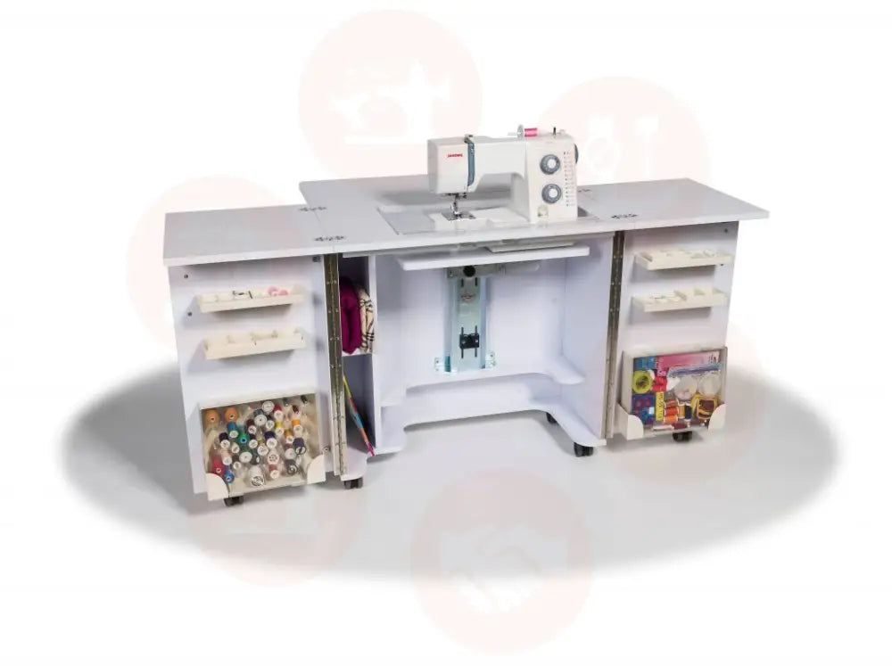 Horn GEMINI Sewing Cabinet with Long-Lifter Opening Air-Lift Mechanism & Door Storage Bins UNITED KINGDOM