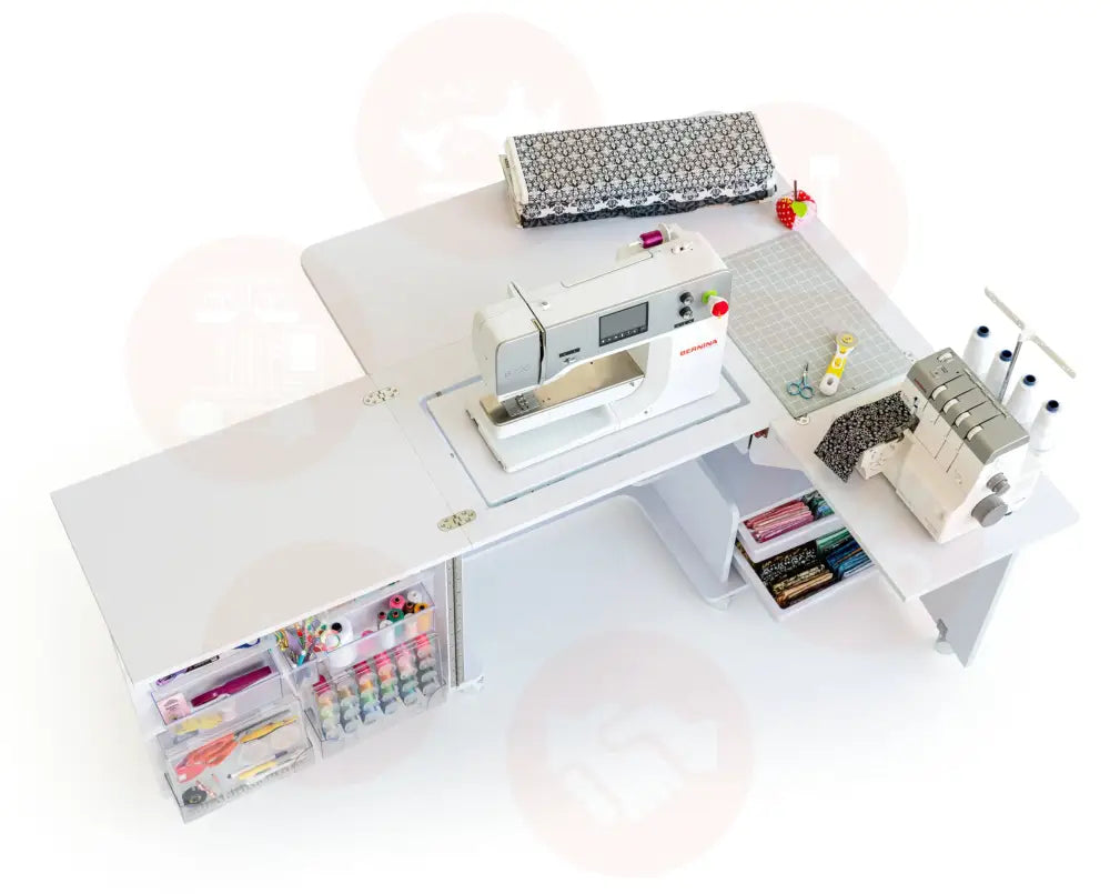 Horn Nova XL Sewing Cabinet with Maxi-Lifter Air-Lift Mechanism & Dual Machine Storage UNITED KINGDOM