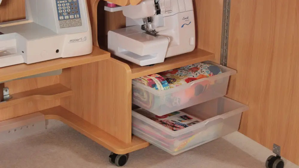 Horn Nova XL Sewing Cabinet with Maxi-Lifter Air-Lift Mechanism & Dual Machine Storage UNITED KINGDOM