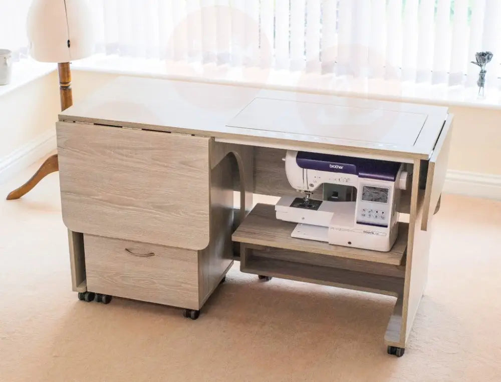 Horn Quilter’s Delight MK-2 Sewing Cabinet with Maxi-Lifter & Mobile Storage Drawers UNITED KINGDOM