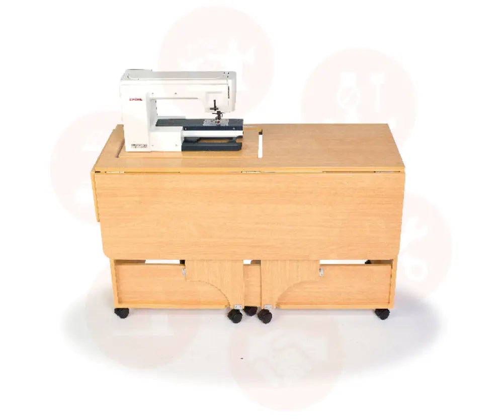 Horn Quilter’s Delight MK-2 Sewing Cabinet with Maxi-Lifter & Mobile Storage Drawers UNITED KINGDOM