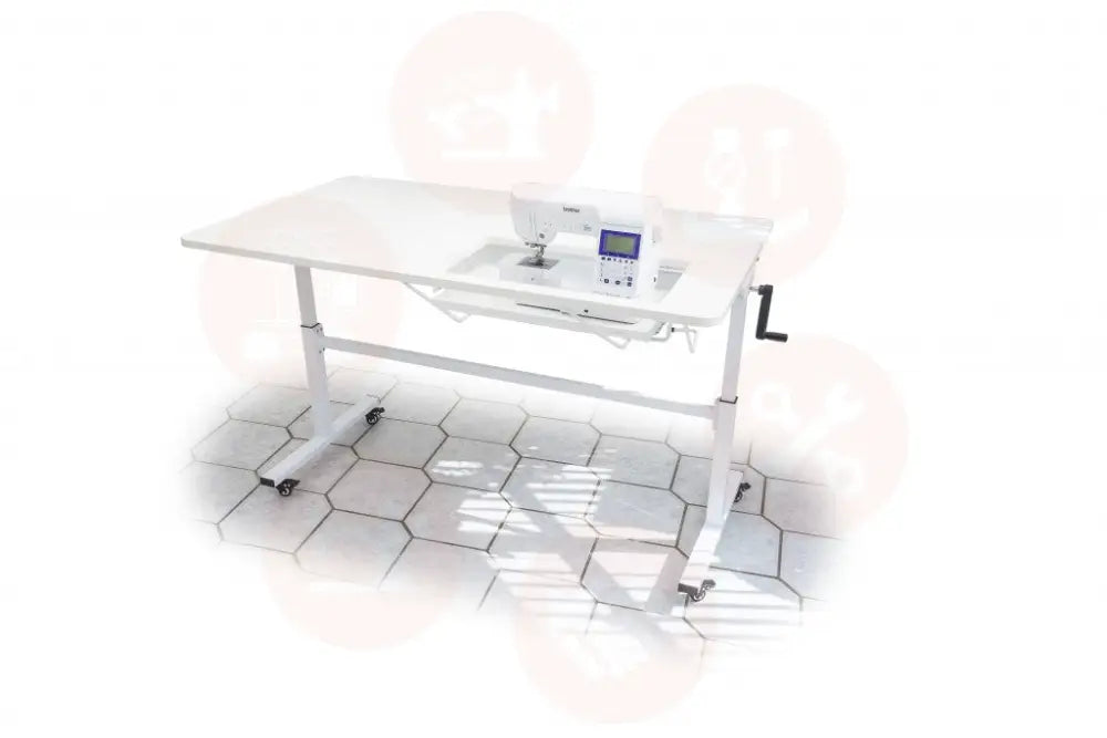 Sewer’s Vision Adjustable Sewing Table White UNITED KINGDOM
