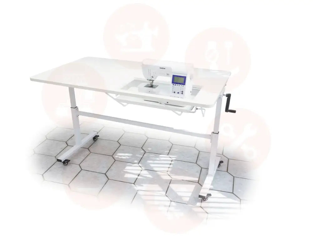 Sewer’s Vision Adjustable Sewing Table White UNITED KINGDOM