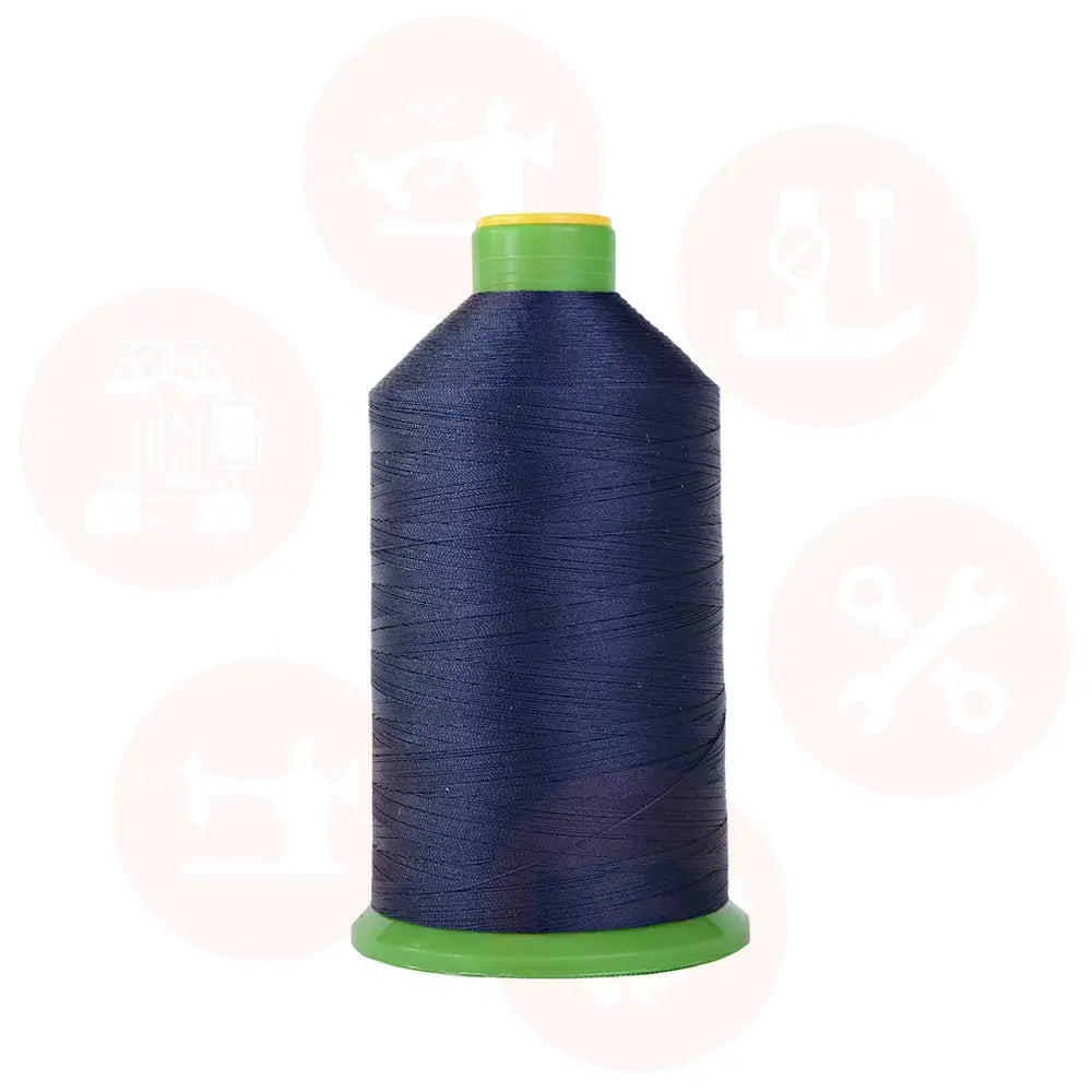 Somabond 40Tkt Bonded Nylon Thread – Navy (301) 3200M Industrial