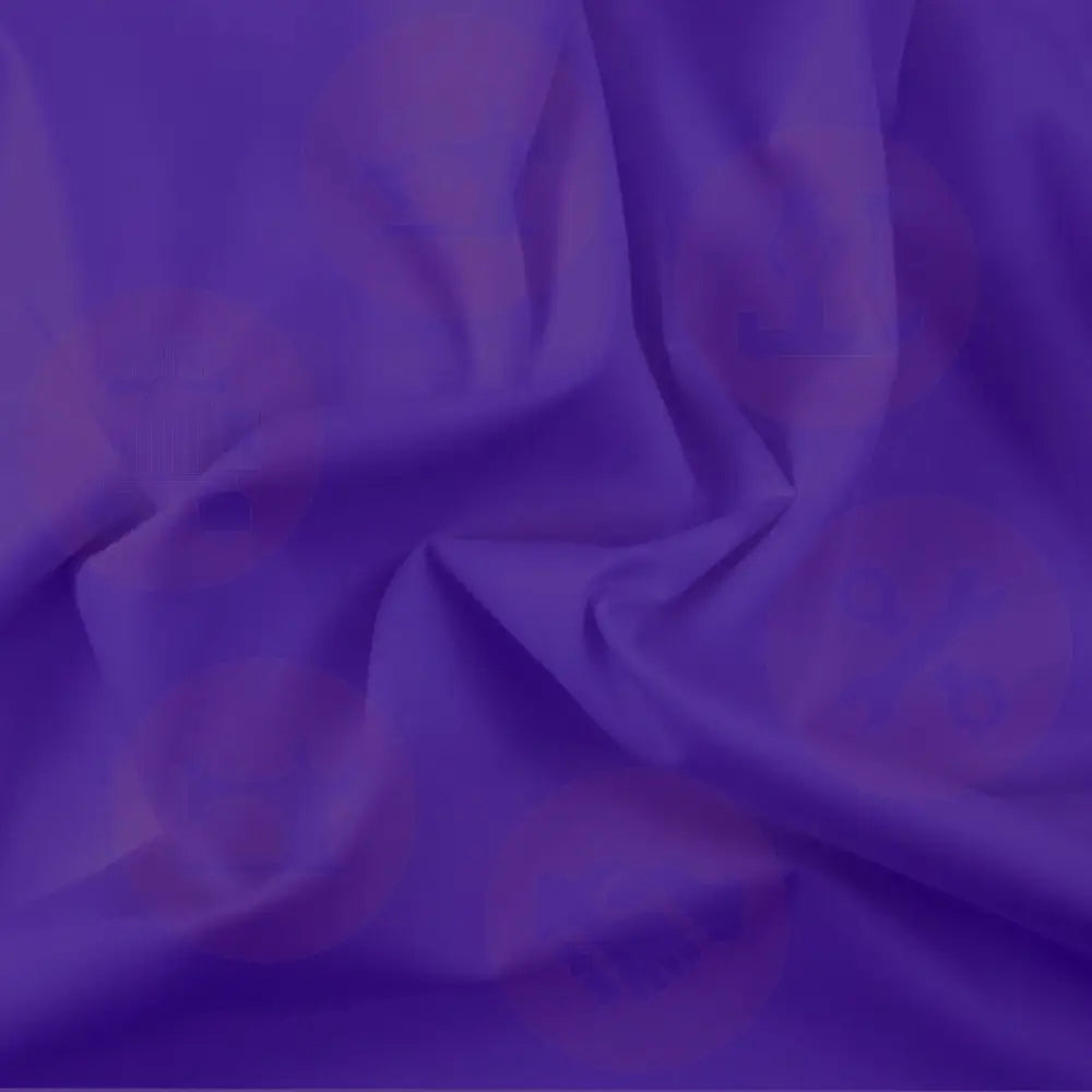 0008-00012 Plain Dyed Poly Cotton Purple Sold By The Meter Fabric