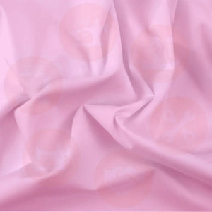 0008-0007 Plain Dyed Poly Cotton Pale Pink Sold By The Meter (Fabric