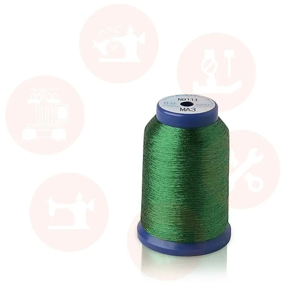 07/Ka3 Kingstar Metallic Ma3 Green 1000M Domestic Thread