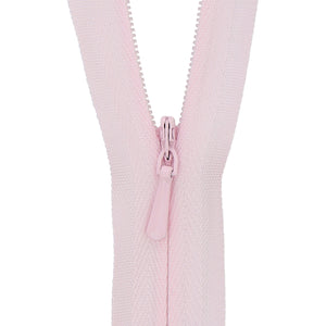 118025110 ZIP: CONCEALED ZIP CLOSED END: POLYESTER: 25CM / 10INS LIGHT PINK