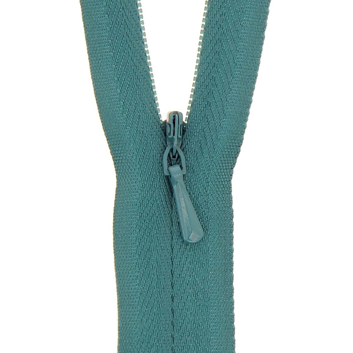 118025135 ZIP: CONCEALED ZIP CLOSED END: POLYESTER: 25CM / 10INS TEAL