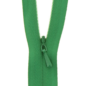 118025136 ZIP: CONCEALED ZIP CLOSED END: POLYESTER: 25CM / 10INS EMERALD
