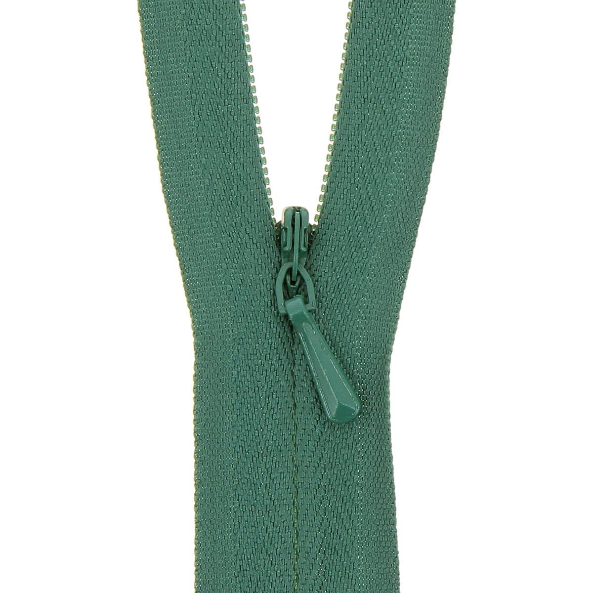 118025137 ZIP: CONCEALED ZIP CLOSED END: POLYESTER: 25CM / 10INS BOTTLE GREEN