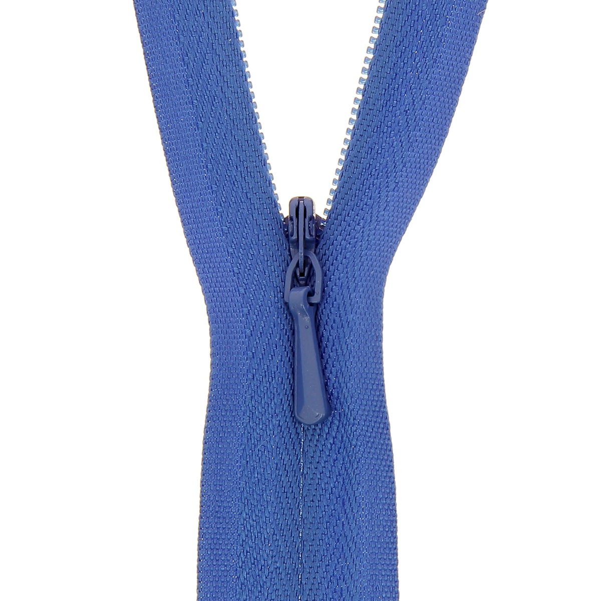 118025144 ZIP: CONCEALED ZIP CLOSED END: POLYESTER: 25CM / 10INS ROYAL BLUE