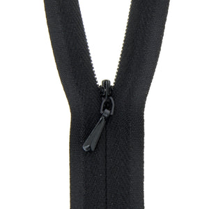 118025172 ZIP: CONCEALED ZIP CLOSED END: POLYESTER: 25CM / 10INS BLACK