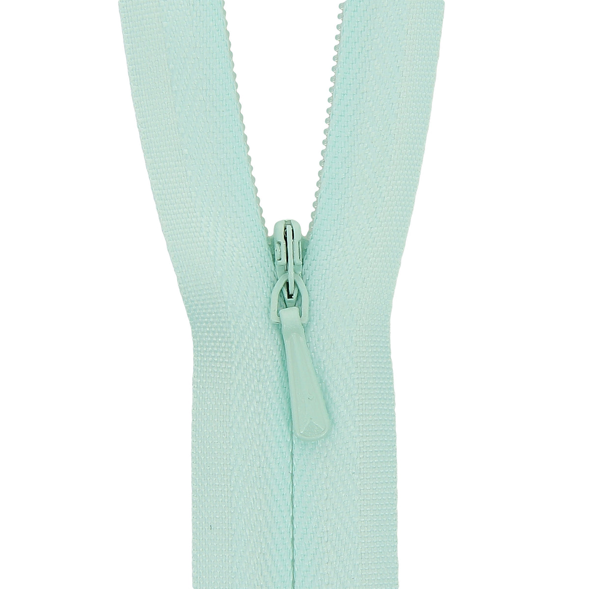 118025178 ZIP: CONCEALED ZIP CLOSED END: POLYESTER: 25CM / 10INS AQUA