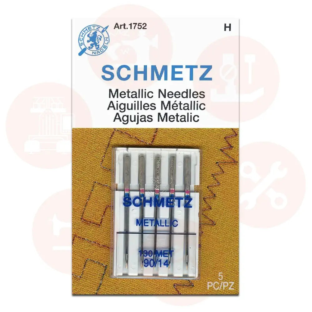 130Metb5Cx90 Schmetz Metallic Size 90 Pack Of 5 Carded Domestic Parts