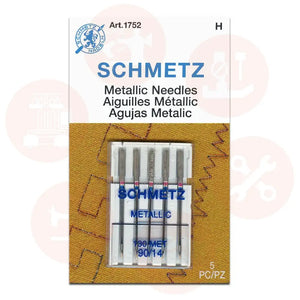 130Metb5Cx90 Schmetz Metallic Size 90 Pack Of 5 Carded Domestic Parts