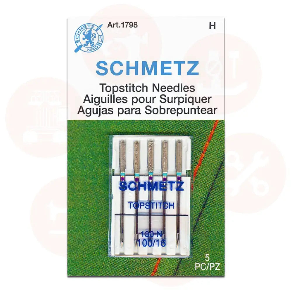 130Nb5Cx100 Schmetz Topstitch Size 100 Pack Of 5 Carded Domestic Parts