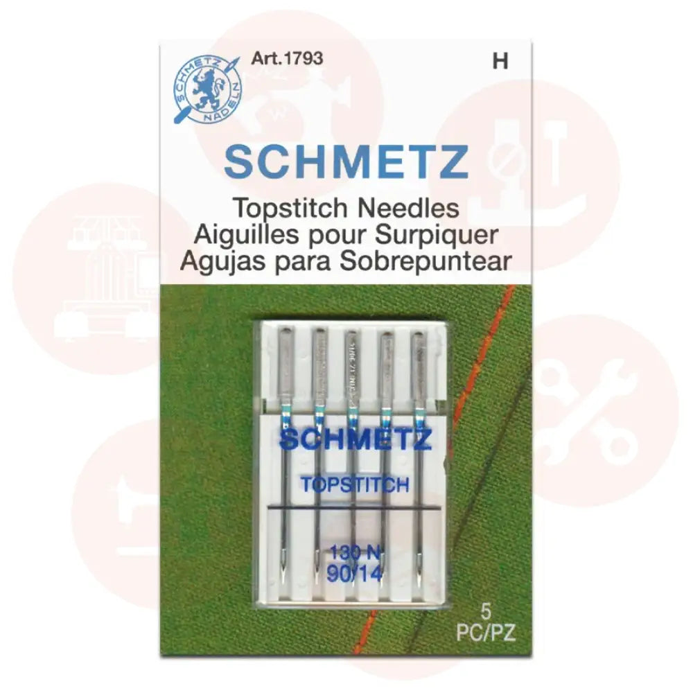 130Nb5Cx90 Schmetz Topstitch Size 90 Pack Of 5 Carded Domestic Parts