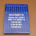 134-35SD1 SIZE 110 PACK OF 10 NEEDLES SCHMETZ INDUSTRIAL PARTS