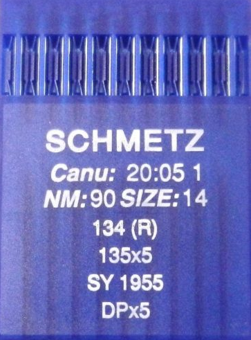 134RX90 SIZE 90 PACK OF 10 NEEDLES SCHMETZ