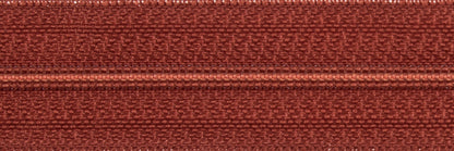 175550087070025 ZIP: CLOSED END: POLYESTER: 25CM / 10INS BURNT ORANGE