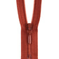 175550087070025 ZIP: CLOSED END: POLYESTER: 25CM / 10INS BURNT ORANGE