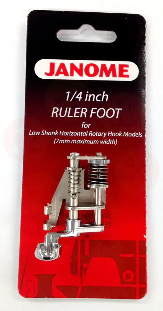 202442000 JANOME 1/4 Inch Ruler Foot DOMESTIC PARTS