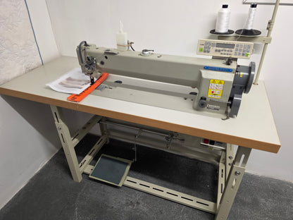 Highlead GC20698-1 Long Arm Walking Foot Needle Feed Industrial Sewing Machine