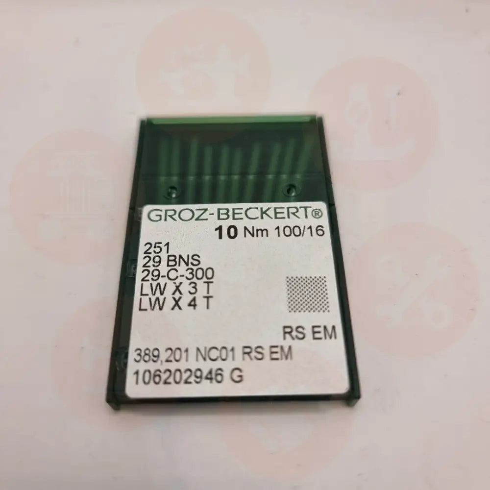 251X100GB 251 SIZE 100 PACK OF 10 NEEDLES GROZ BECKERT Industrial needles