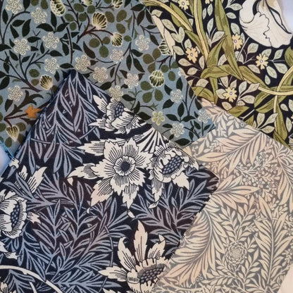 268106 V & A William Morris 100% Cotton Fabric Classic – Organic Prints Fabric