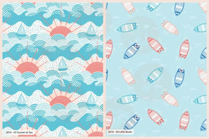 281501 By The Coast Organic Cotton Fat Quarters