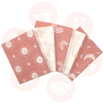 284800 The Sky Above: Blush Fat Quarter Set Of 5 - 18’’ X 22’’