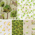 2966-00 A Country Walk By Debbie Shore – Organic Fat Quarters