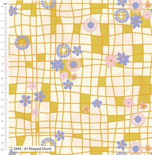 3495-00 Retro Sunshine – Cotton Fat Quarters Fabric