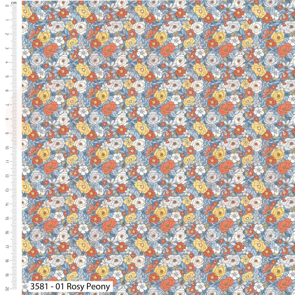 3581-00 Tiny Florals Cool – Cotton Fat Quarters Fabric